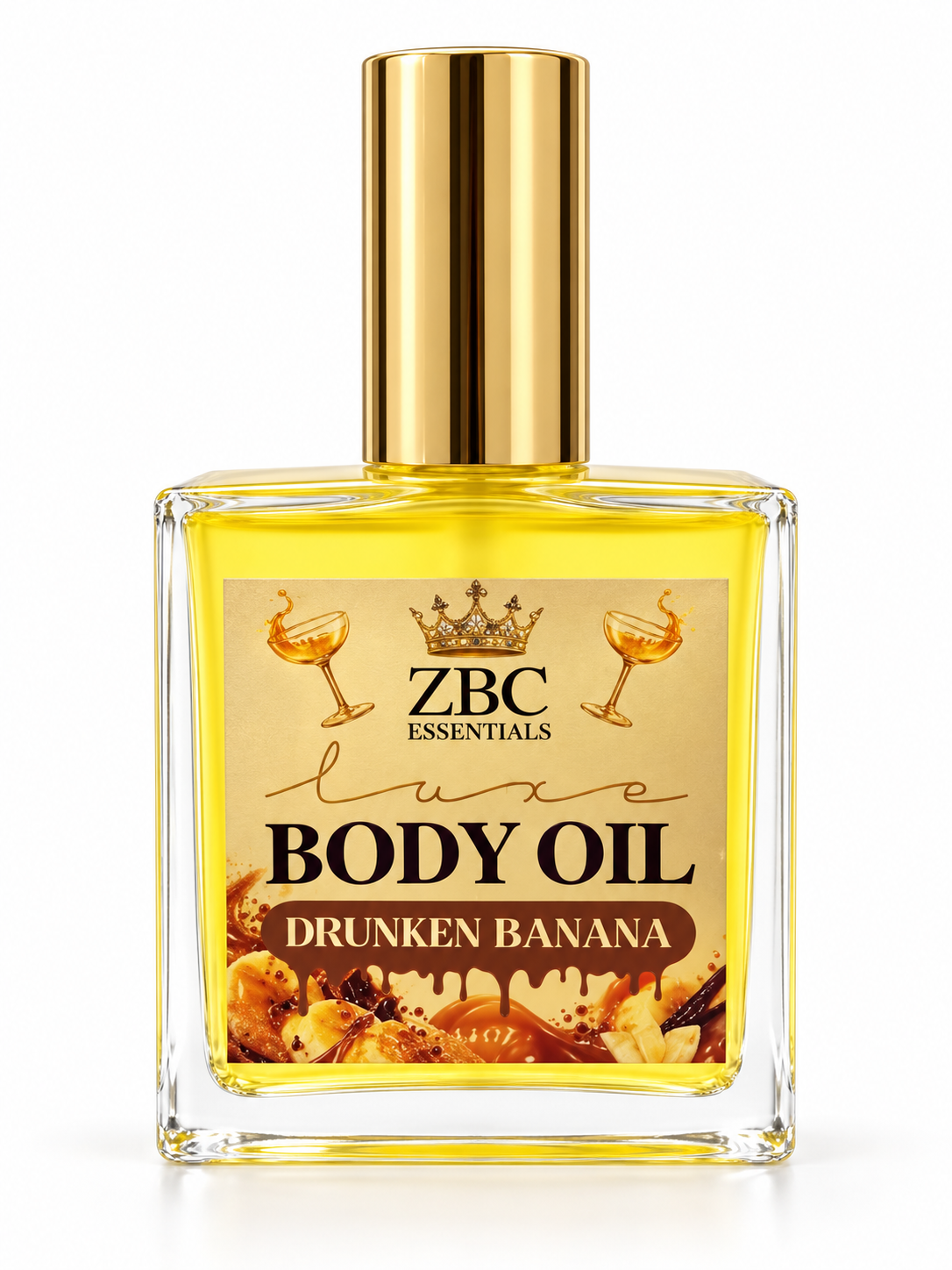 DRUNKEN BANANA~ ANGEL SHARE SPECIAL BLEND~ BODY OIL 100MLS