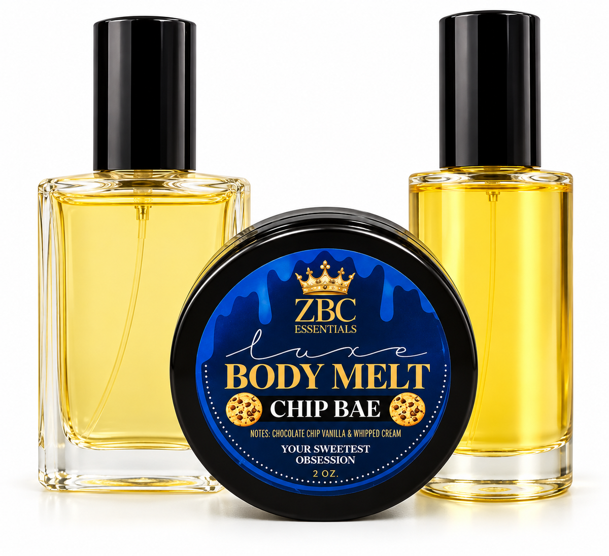 CHIP BAE - 3 PIECE MELT BUNDLE- CHOCOLATE CHIP & WHIPPED CREAM
