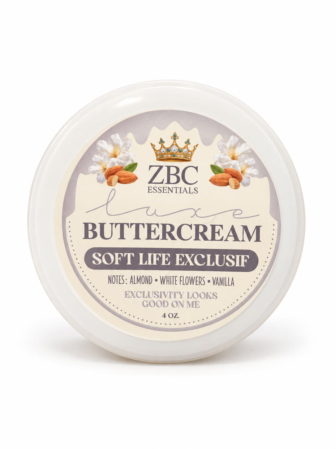 PDM~ VALAYA E.~ LUXE BUTTERCREAM~ SOFT LIFE EXCLUSIF~ 4OZ.