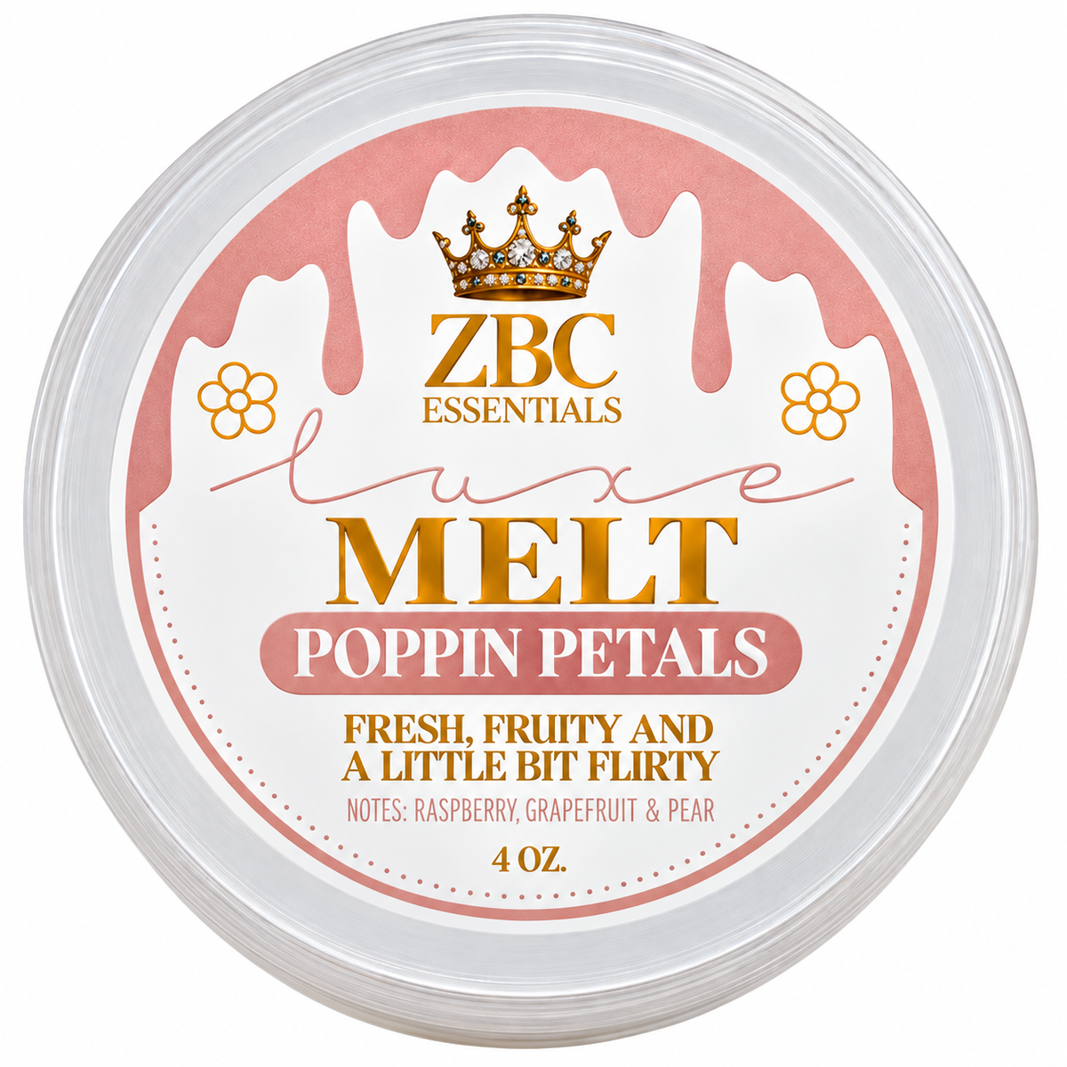 POPPIN PETALS - MELT- M.J EAU SO FRESH 4 OZ.