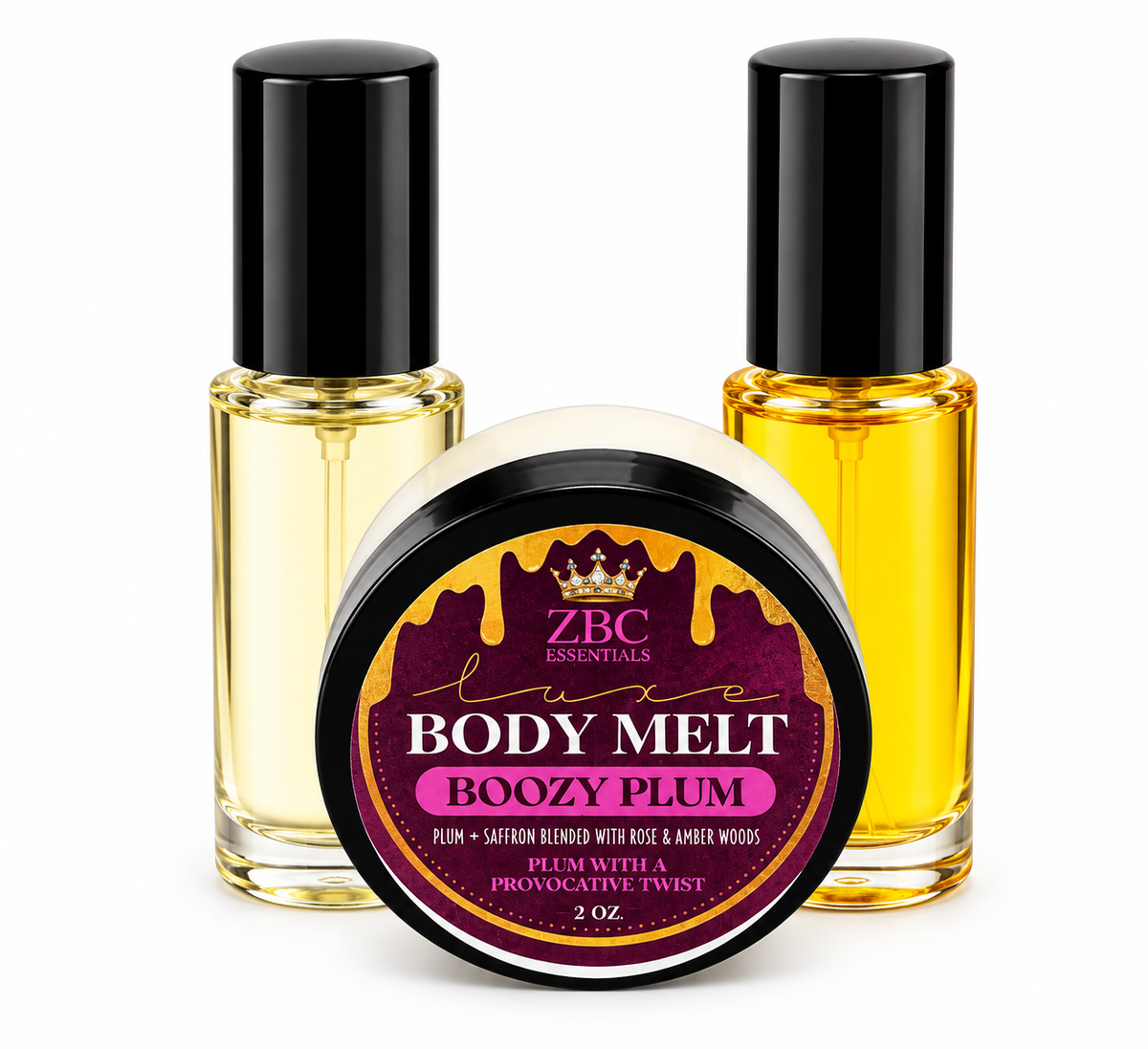 MARC J. DECADENCE BUNDLE- 3 PIECE ( MELT) BUNDLE- BOOZY PLUM