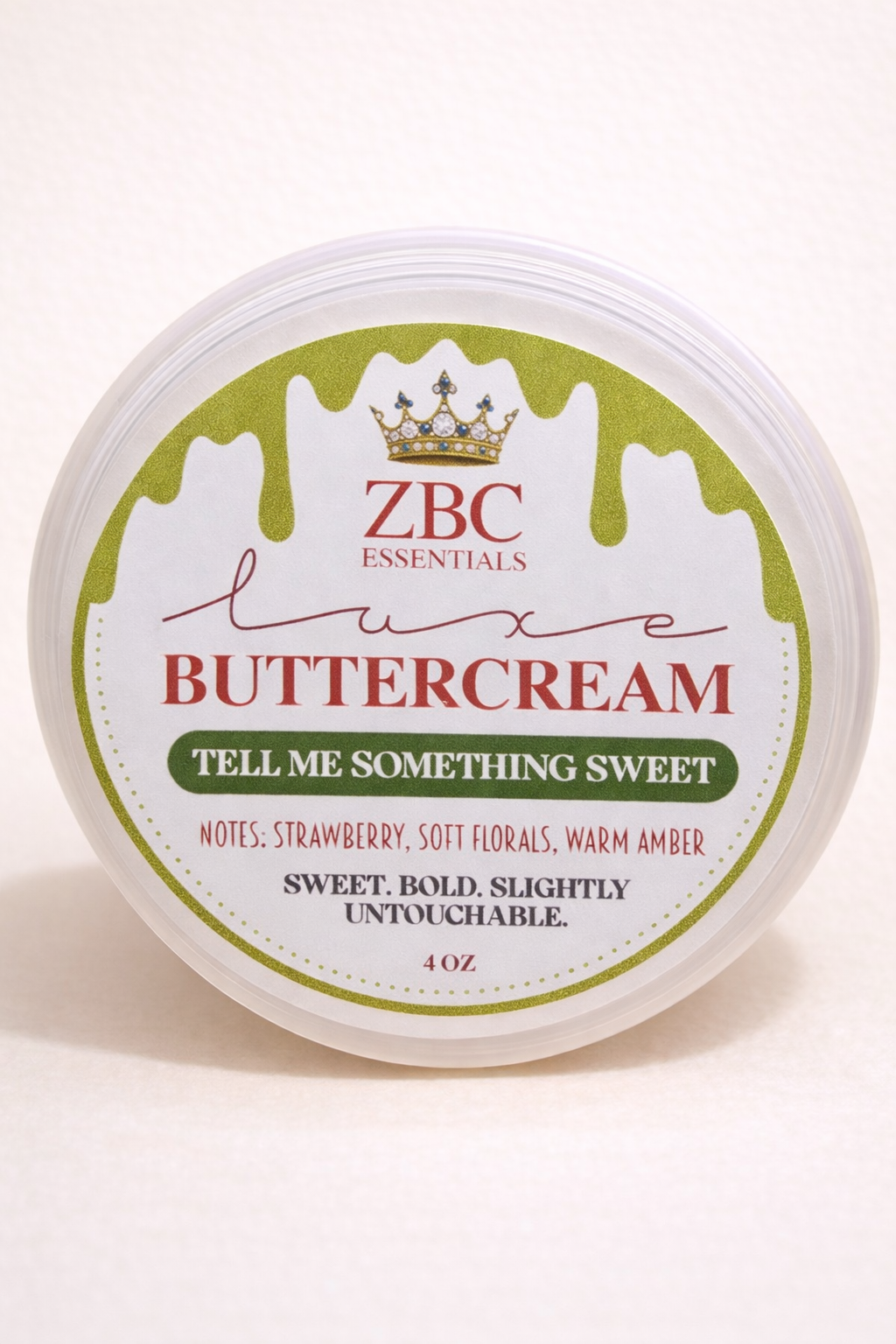 Tell Me Something Sweet - Scented Body Buttercream- Strawberries & Amber