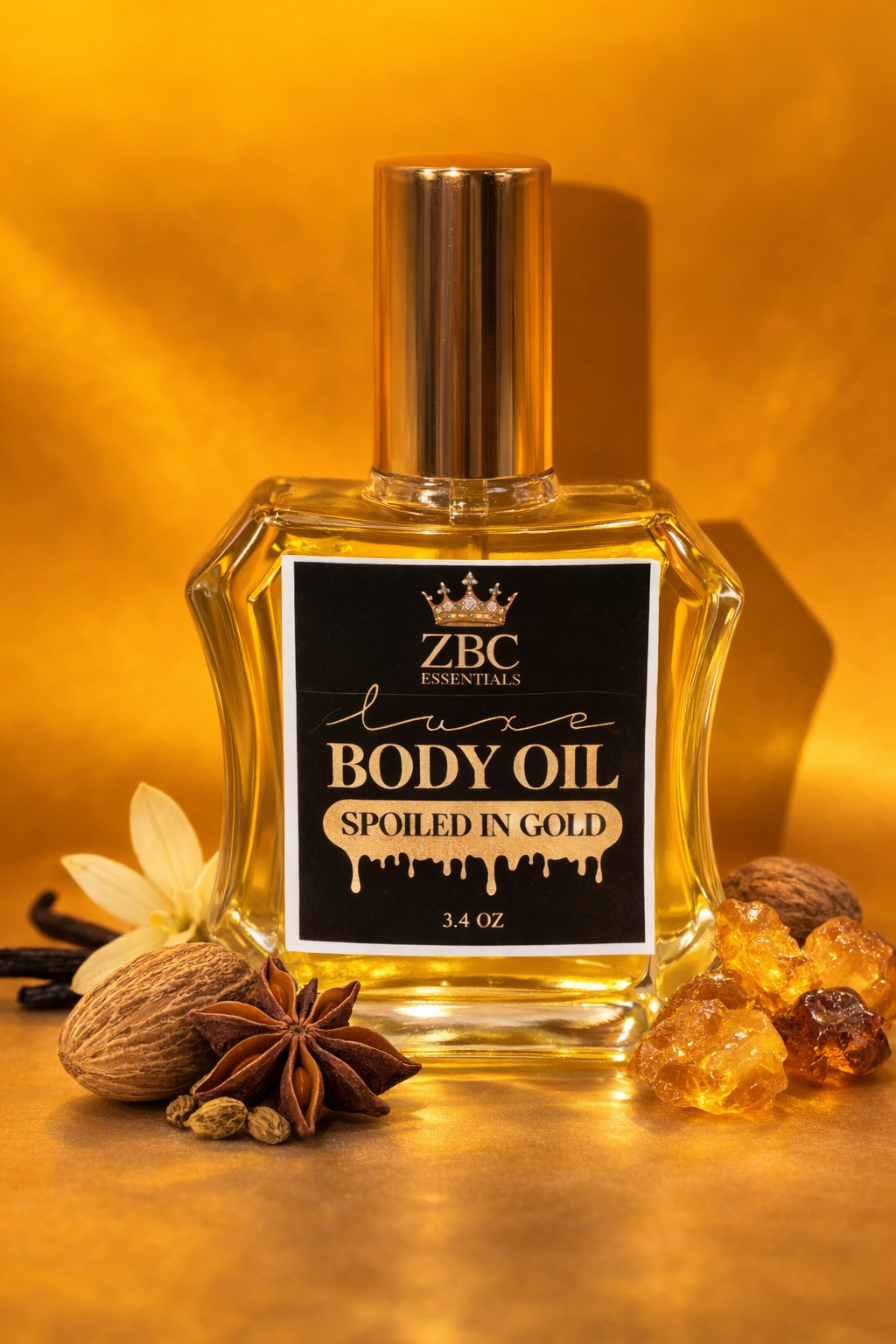Spoiled in Gold Perfumed Body Oil- MFK Gentle Fluidity
