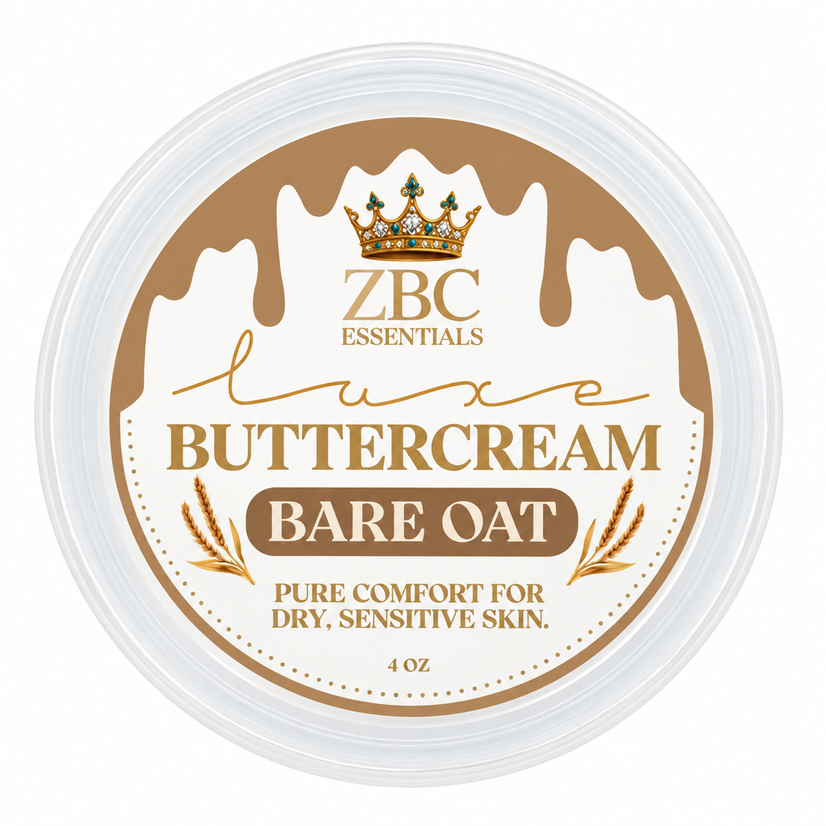 COLLIDAL OATS SKIN SENSITIVE ~ BUTTERCREAM ~ 4 OZ.~ BARE OAT